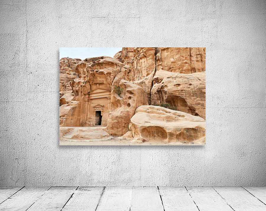 Exploring Little Petra archaeological site in Jordan Wall Preview