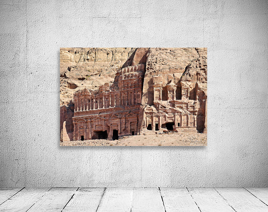 Royal Tombs at Petra in Jordan show ancient architecture and his Wall Preview