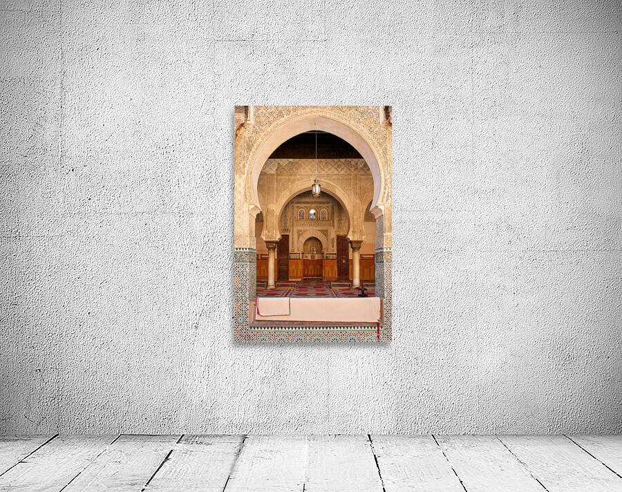 Visit Bou Inania Madrasa in Fez Morocco during the day Wall Preview