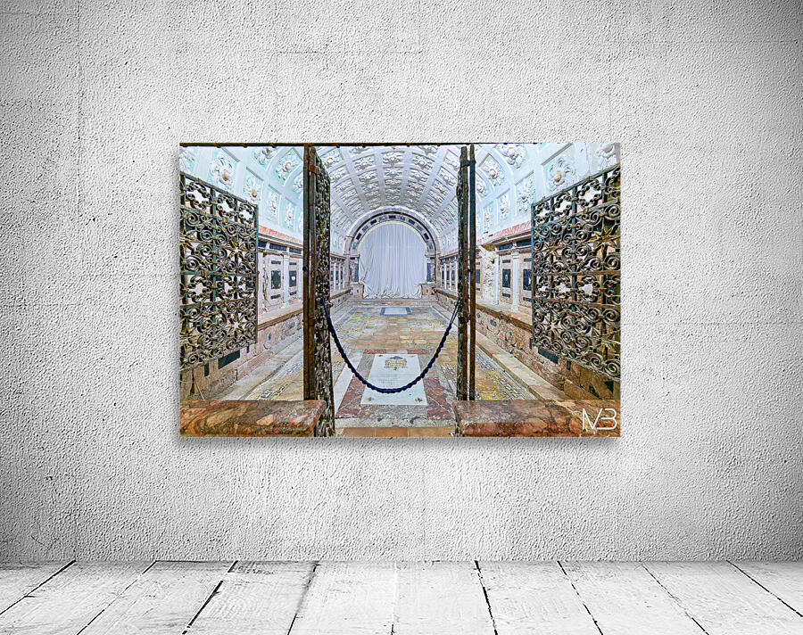 Exploring the crypt in the Norman Cathedral of Gerace Calabria I Wall Preview