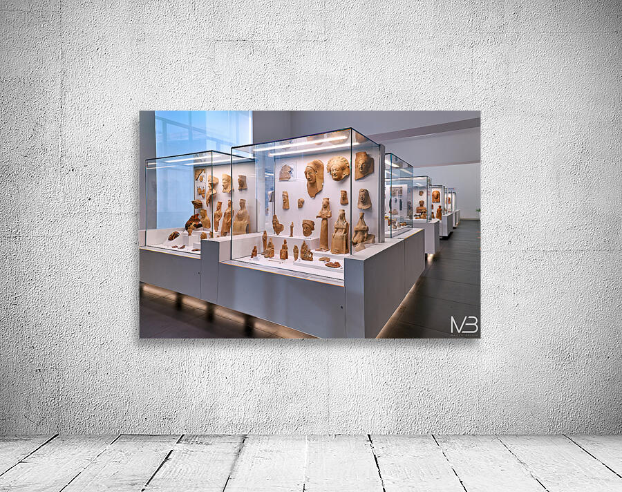 Exploring ancient artifacts at the National Museum of Magna Grec Wall Preview