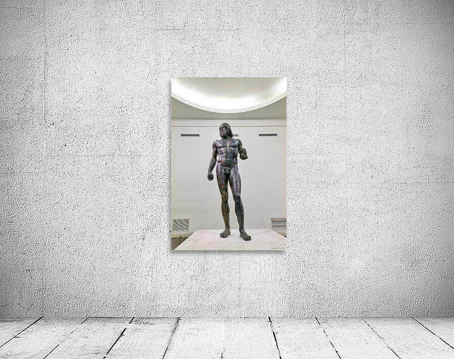 Riace bronzes in national museum of magna grecia at reggio calab Wall Preview