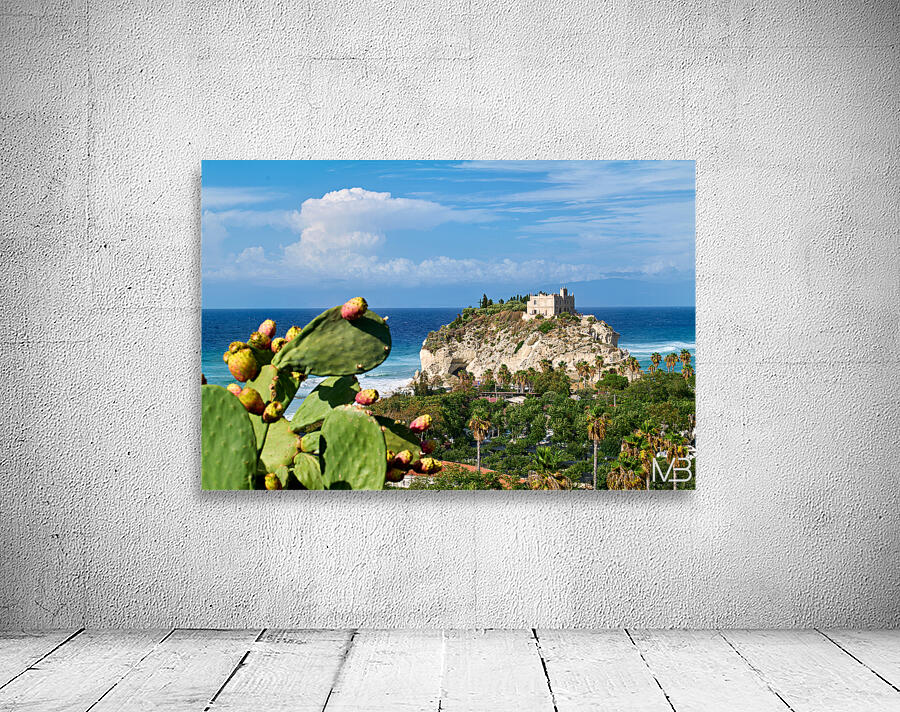 Santa Maria dellIsola Monastery in Tropea Calabria Italy by the Wall Preview
