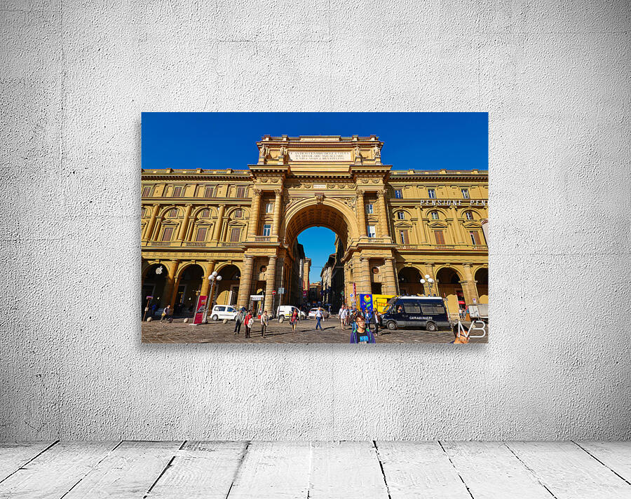 Exploring the architecture in Florence Tuscany Italy under clear Wall Preview