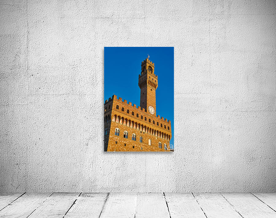 Palazzo Vecchio stands in Piazza Signoria Florence Tuscany It Wall Preview