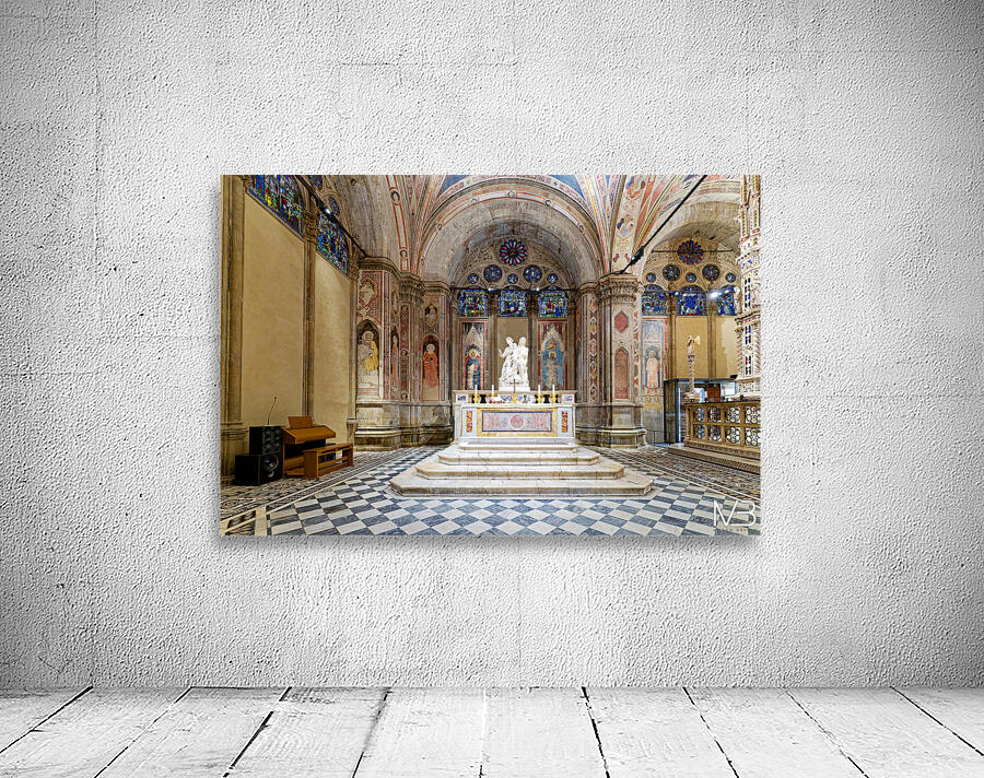 Exploring Orsanmichele church in Florence Tuscany Wall Preview