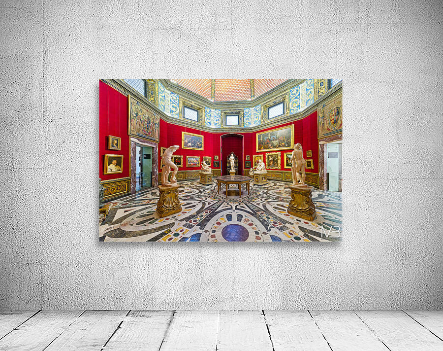 View of la tribuna by bernardo buontalenti in uffizi gallery flo Wall Preview