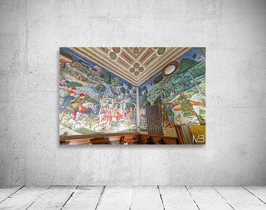 Procession of the magi in magi chapel florence tuscany italy Wall Preview