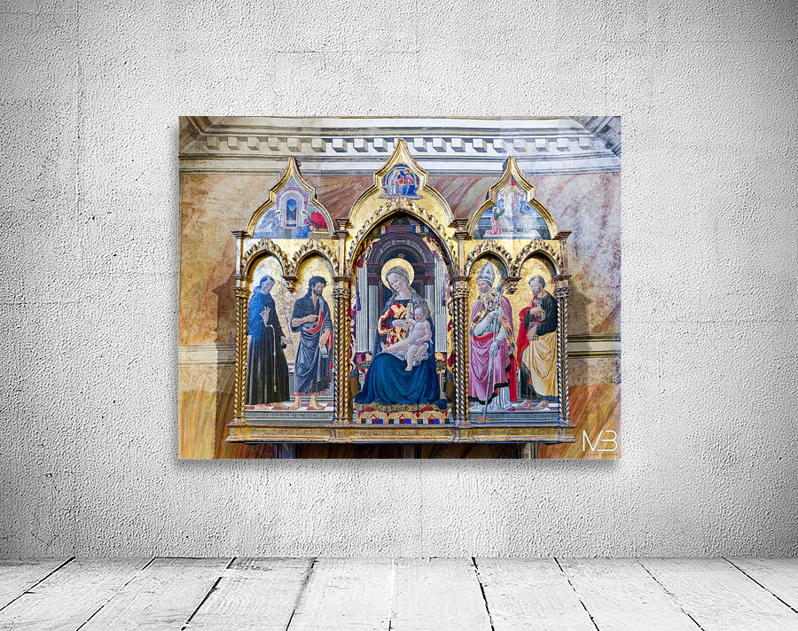 Frescoes by Giotto in Museo Nazionale del Bargello Florence It Wall Preview