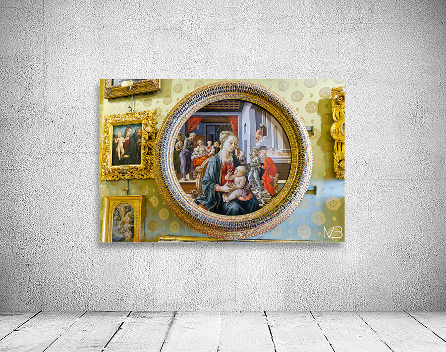 Madonna with child by fra filippo lippi in palazzo pitti in flor Wall Preview