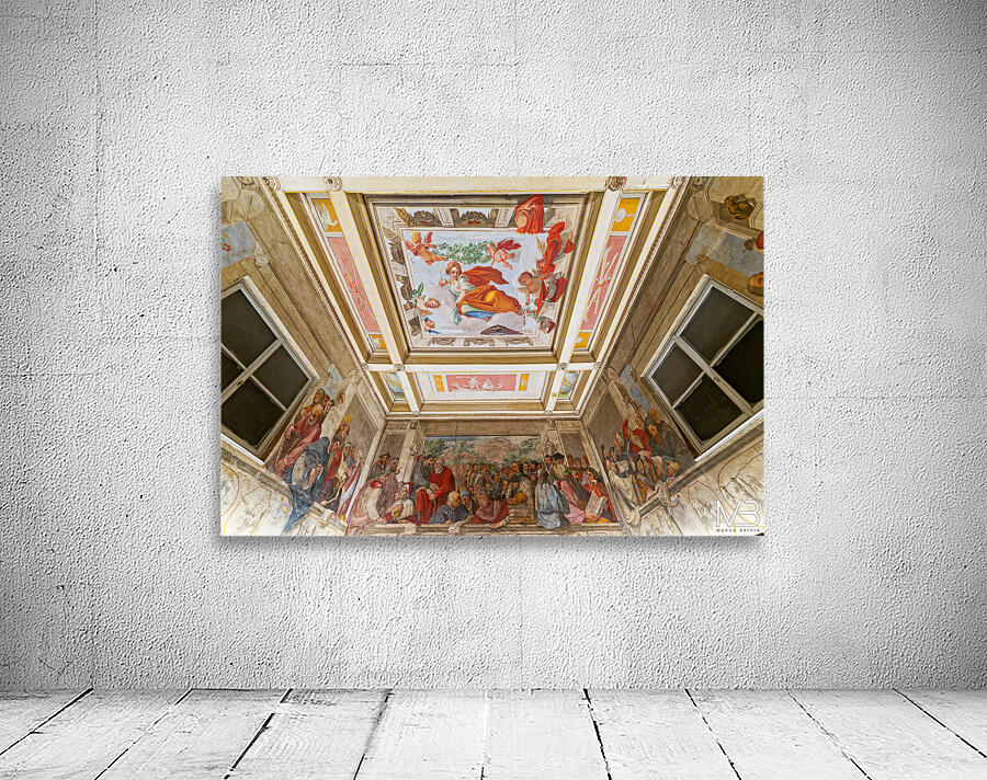 Visit Casa Buonarroti in Florence Tuscany to see historical art Wall Preview