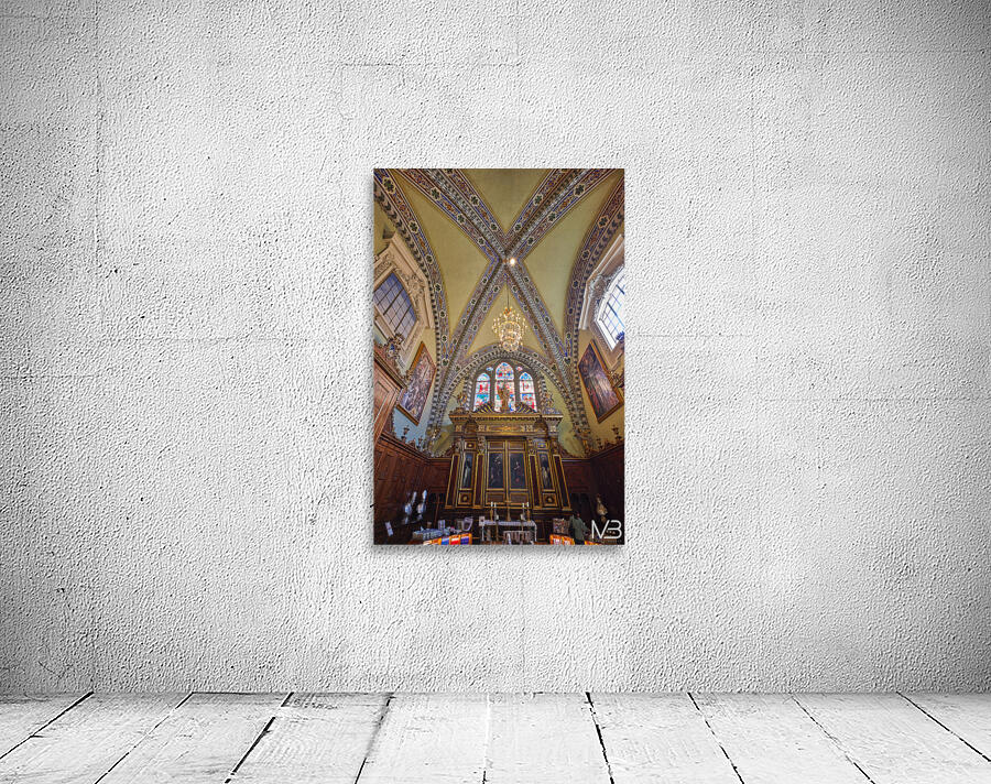 Visit to santa maria novella church in florence tuscany italy Wall Preview