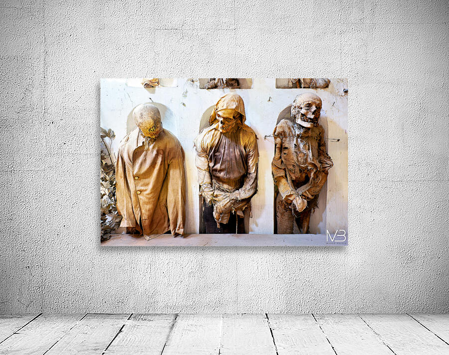 Exploring capuchin catacombs in palermo sicily italy Wall Preview