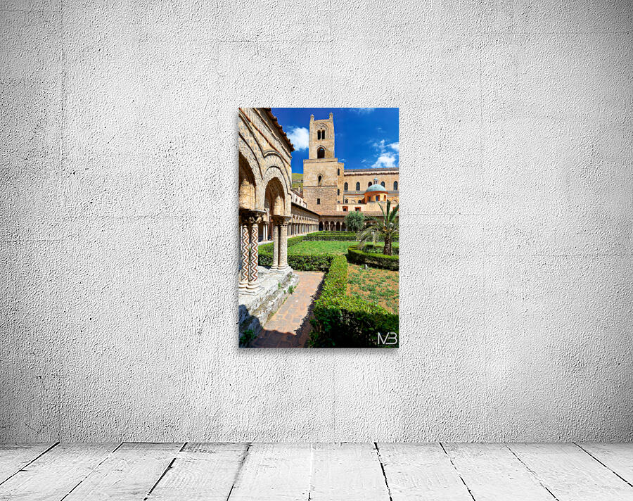 Visit Duomo di Monreale in Palermo Sicily Italy during a sunny d Wall Preview