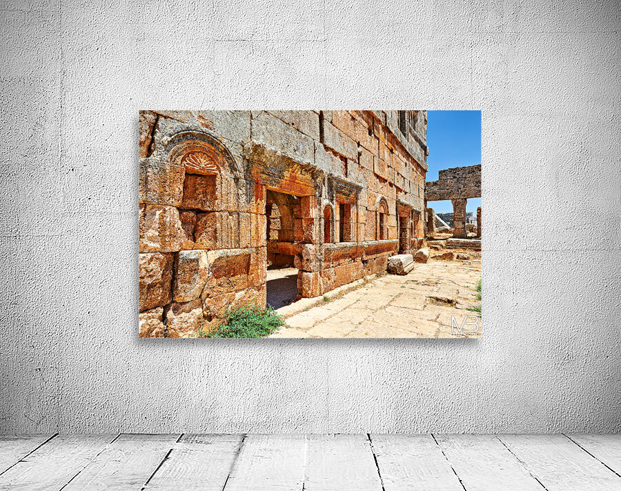 Exploring the ruins of Serjilla in northwestern Syria Wall Preview