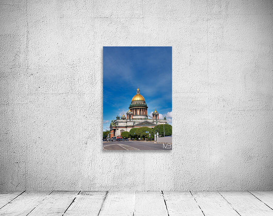 Visiting st. isaacs cathedral in saint petersburg russia Wall Preview