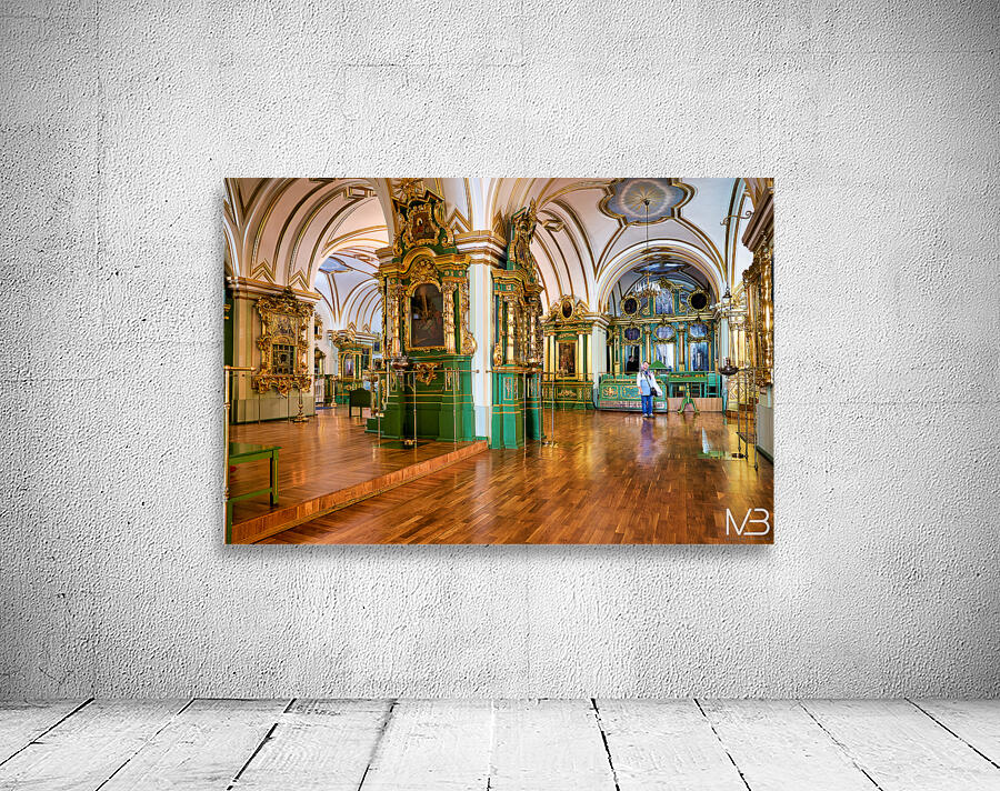 St. Nicholas Naval Cathedral interior in St. Petersburg Wall Preview