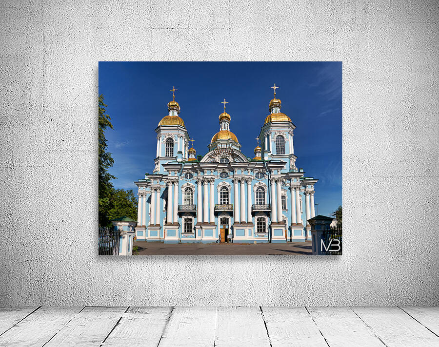 Visit to st. nicholas naval cathedral in st. petersburg Wall Preview