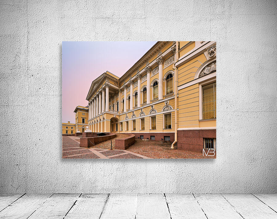 Saint Petersburg Russian Museum building in Leningrad Oblast Wall Preview