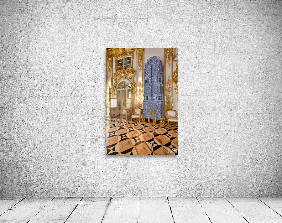 Catherine Palaces ornate interior in St. Petersburg Wall Preview