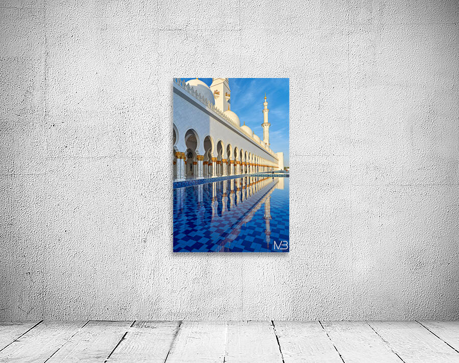 Visit to Sheikh Zayed Grand Mosque in Abu Dhabi at dawn Wall Preview