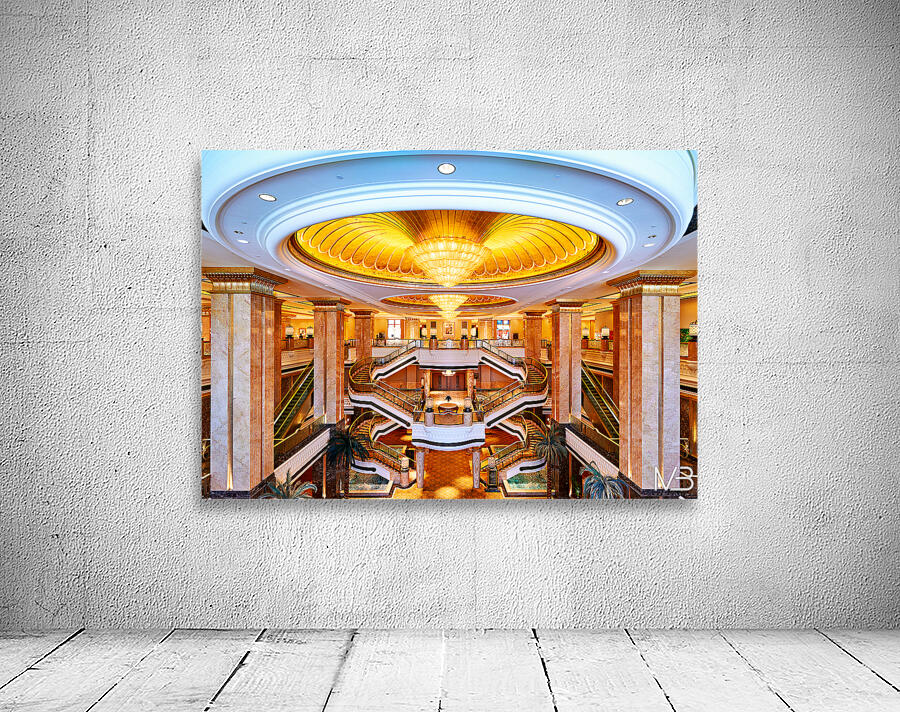 Visit to emirates palace hotel in abu dhabi Wall Preview