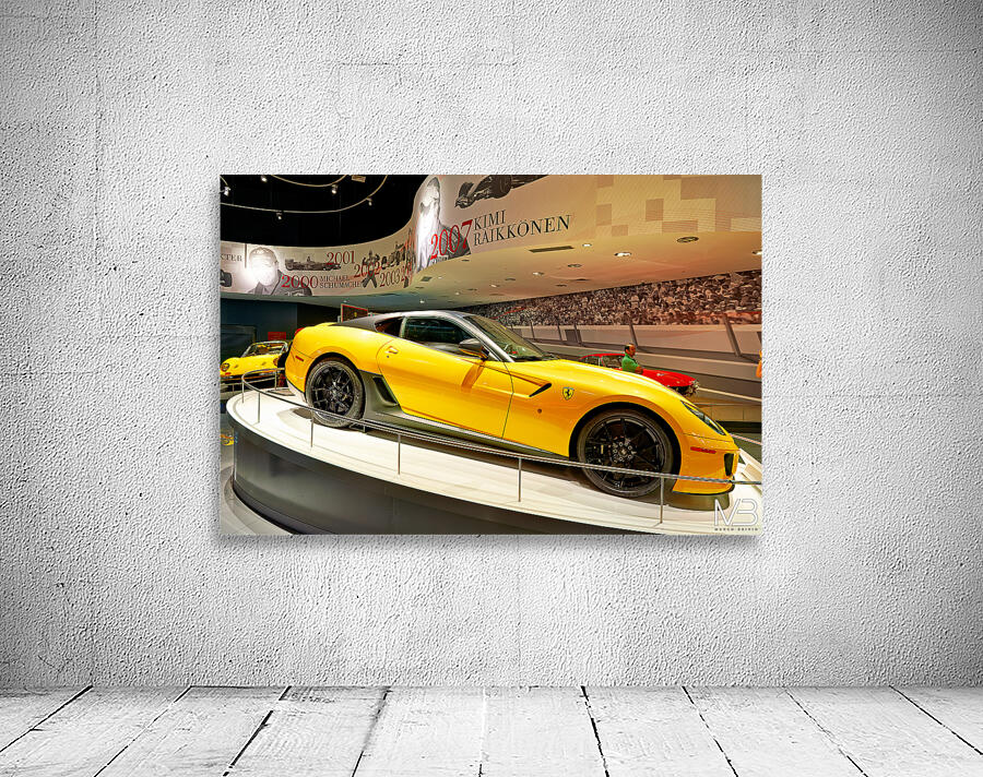 Ferrari display at Abu Dhabi Ferrari World amusement park Wall Preview