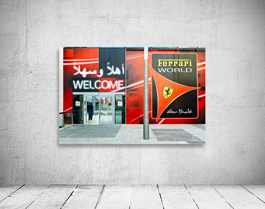 Welcome to Ferrari World in Abu Dhabi amusement park Wall Preview