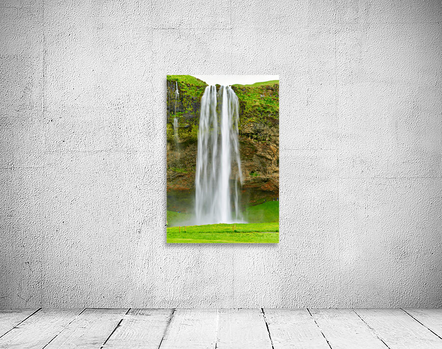 Seljalandsfoss waterfall in Iceland during summer Wall Preview
