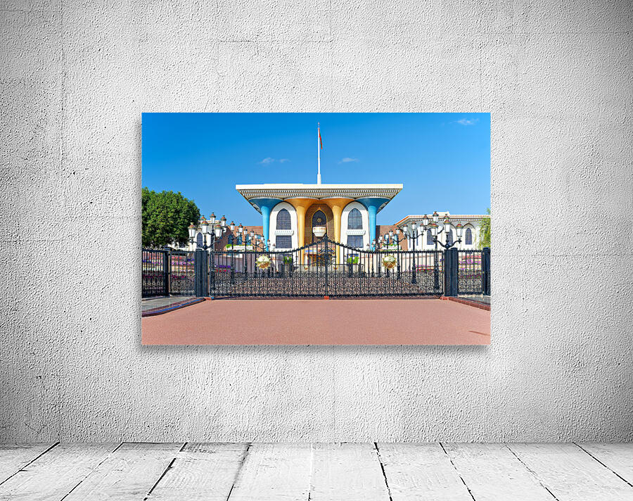 View of Al Alam Palace in Muscat Oman during daytime Wall Preview