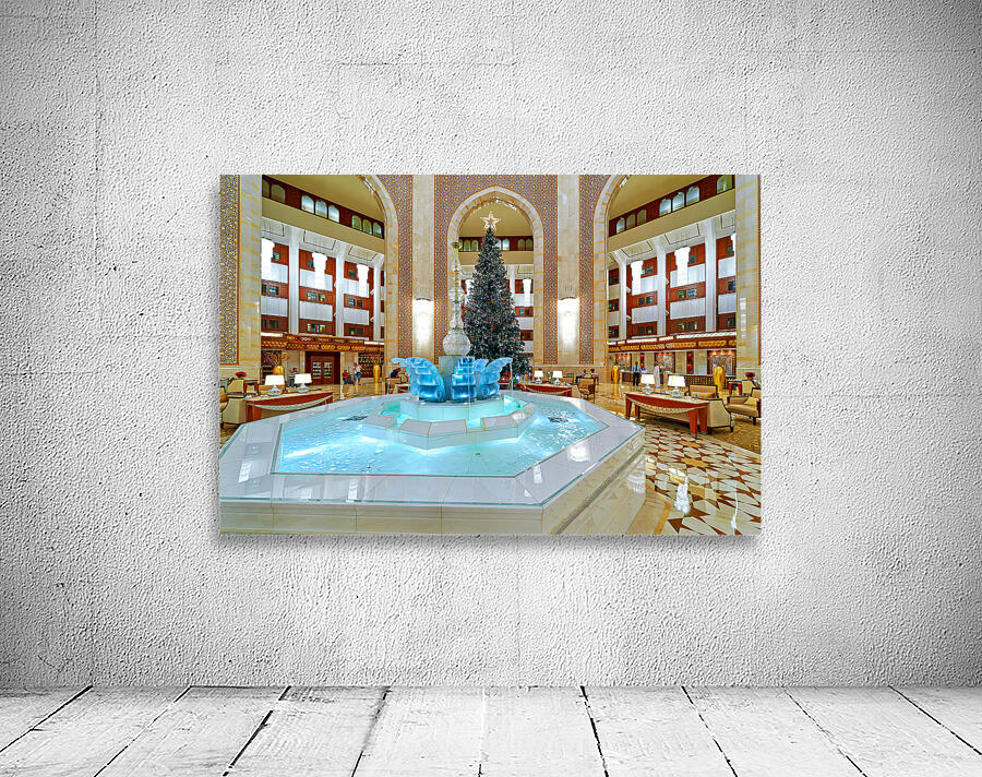 Holiday decoration in Al Bustan luxury hotel in Muscat Wall Preview