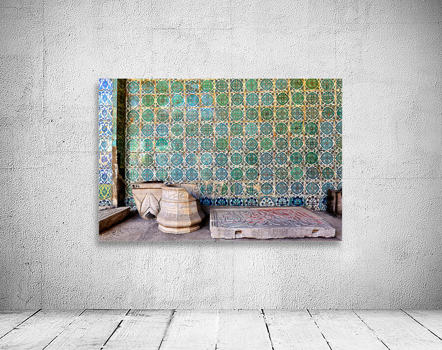 Exploring mosaic tiles and stone work in Topkapi Palace Wall Preview