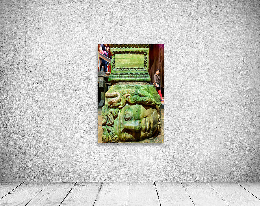 Visit to Basilica Cistern in Istanbul shows ancient columns Wall Preview