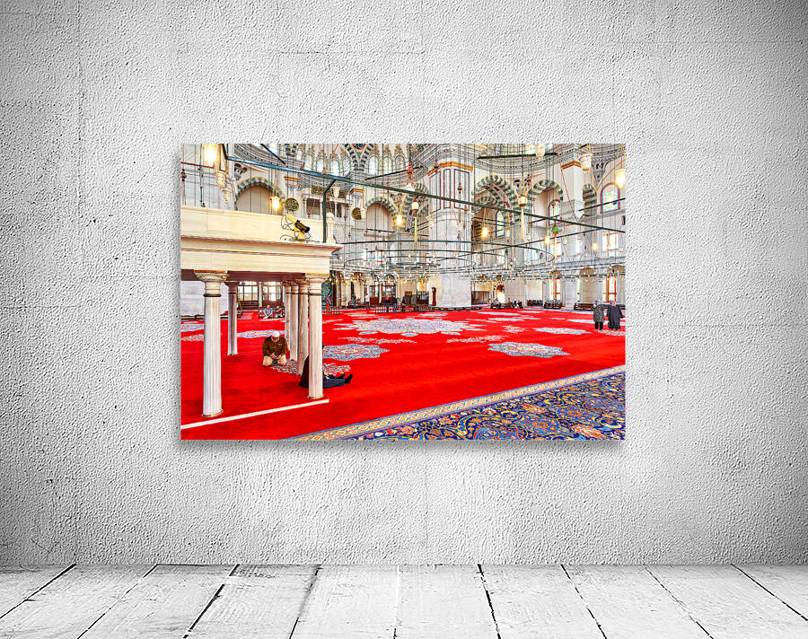 Visit to the fatih mosque in istanbul turkey Wall Preview