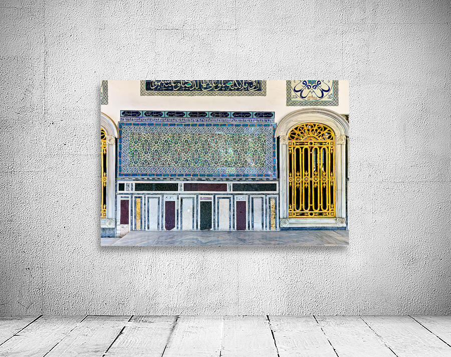 Exploring the ornate wall design in Topkapi Palace Istanbul Wall Preview