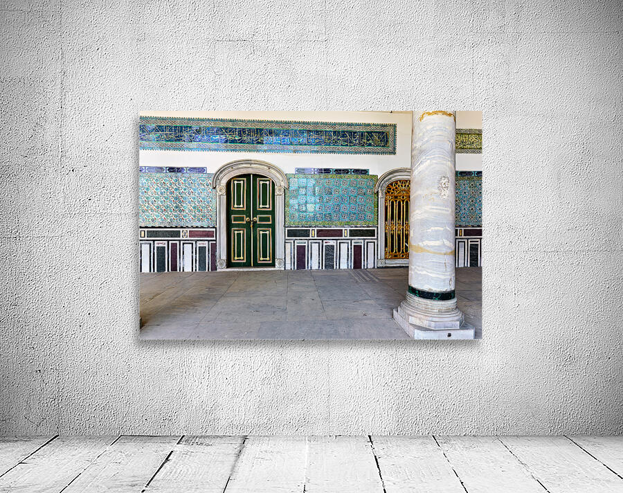 Exploring Topkapi Palace in Istanbul Turkey with ornate doors Wall Preview