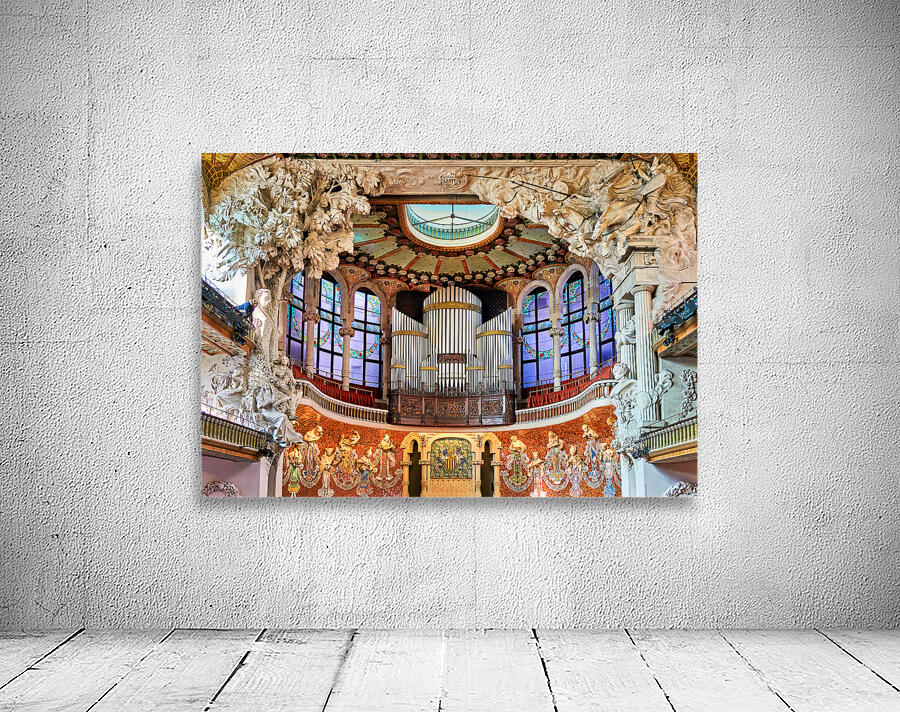 Visit to Palau de la Musica Catalana in Barcelona Wall Preview