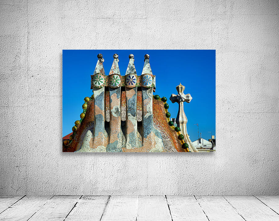 Exploring casa batllo in barcelona catalonia spain Wall Preview