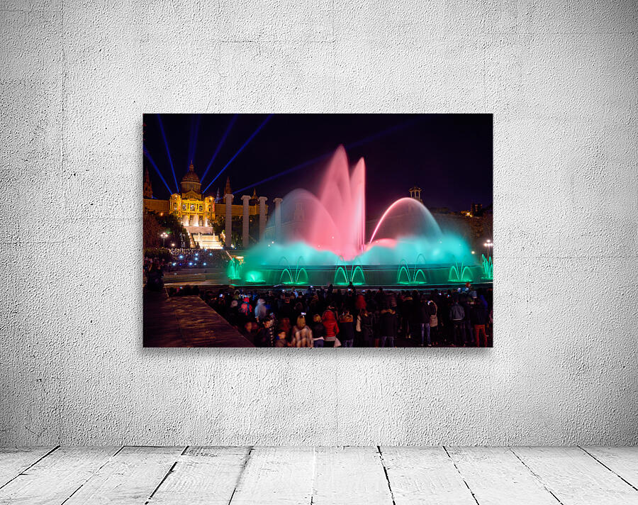 Montjuics Magic Fountain features a light show Wall Preview