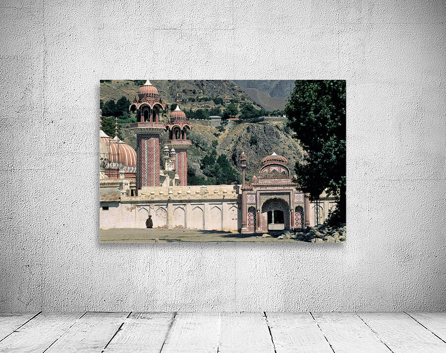 Beautiful architecture in Pakistans mountainous region Wall Preview