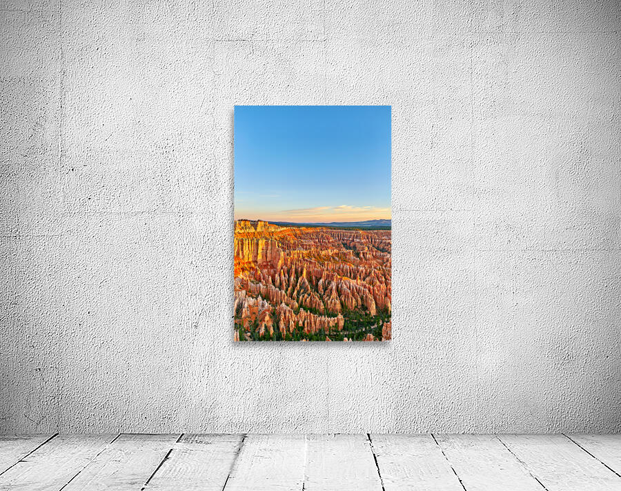 Sunset view from Bryce Point in Bryce Canyon National Park Wall Preview