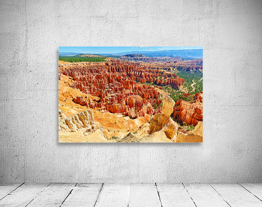 View from inspiration point in bryce canyon national park Wall Preview