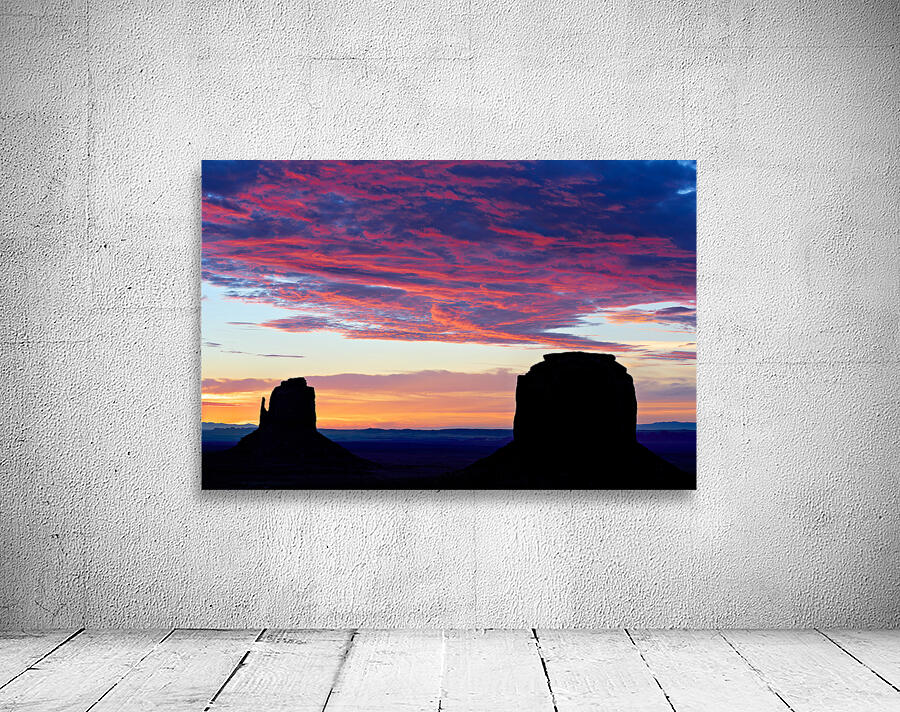Sunset over Monument Valley near the Navajo Nation Wall Preview