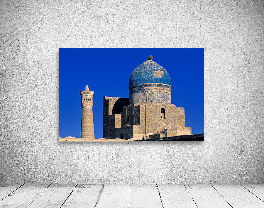 Historic buildings in Bukhara Uzbekistan on a clear day Wall Preview