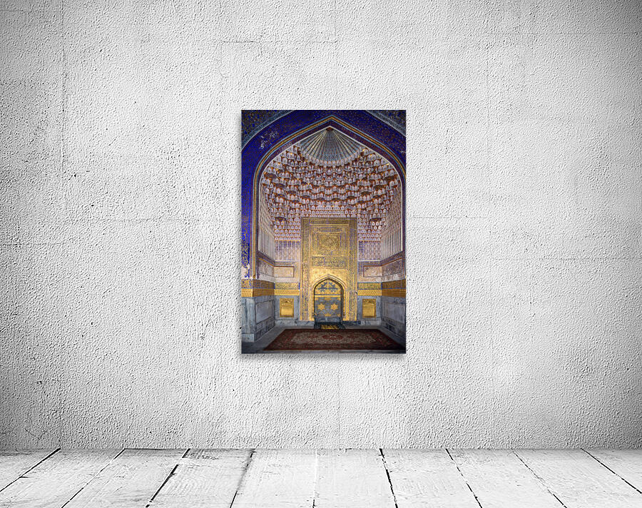 Details of a historic structure in Samarkand Uzbekistan Wall Preview