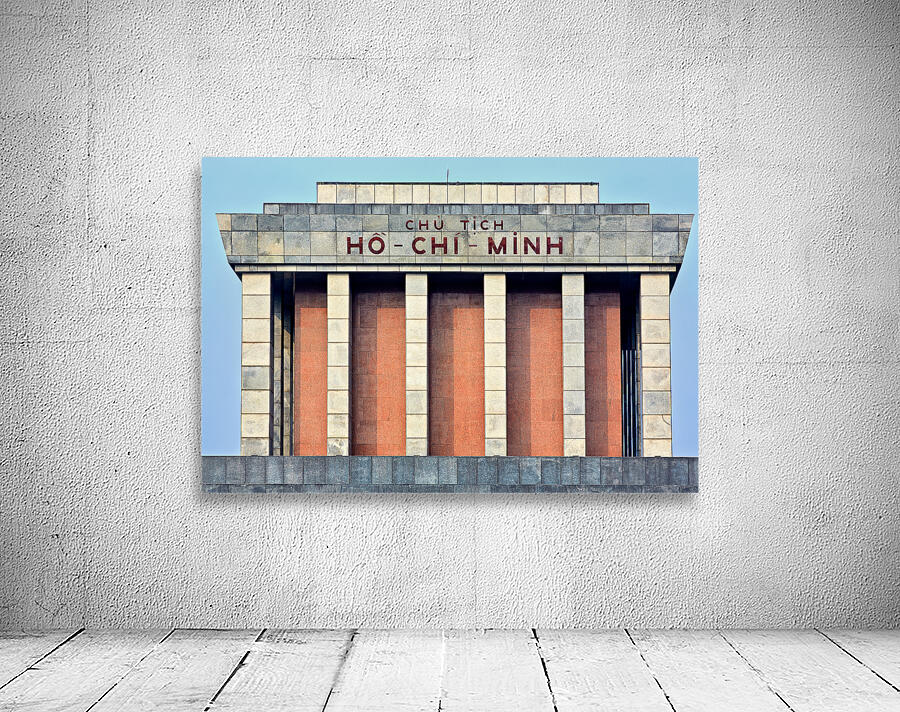Hanoi displays Ho Chi Minh Mausoleum in Vietnam during daylight Wall Preview