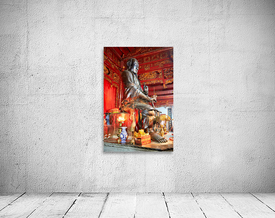 Statue of Buddha in Ho Chi Minh City Vietnam temple Wall Preview