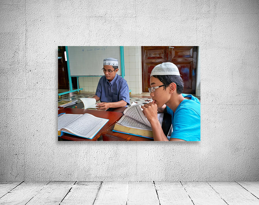 Learning together in a classroom in Ho Chi Minh City Wall Preview