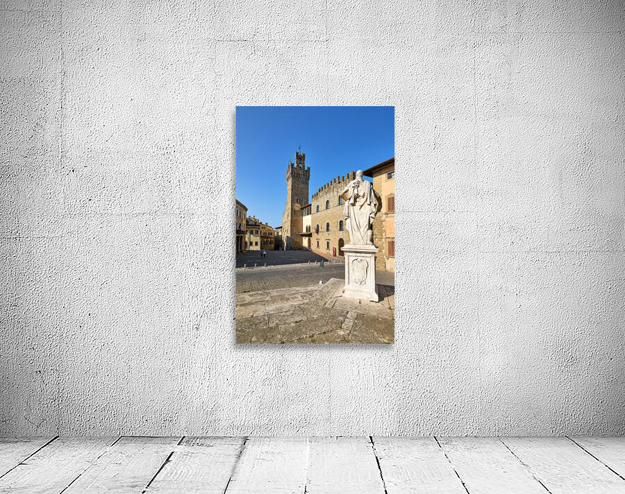 Visit to Palazzo dei Priori in Arezzo Tuscany Italy Wall Preview