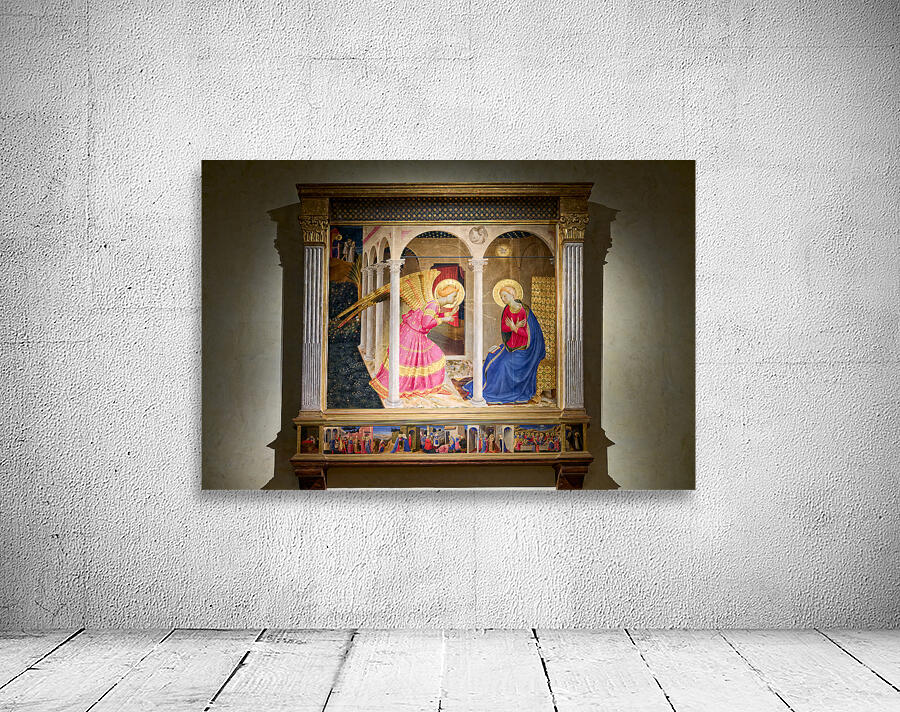 Cortona altarpiece by Angelico depicts the Annunciation Wall Preview